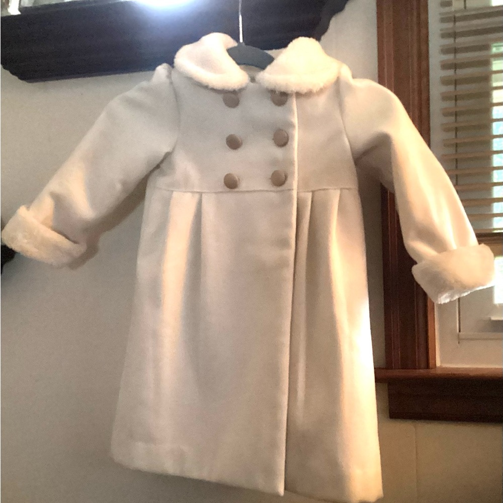 Camilla Cream Kids Pea Coat